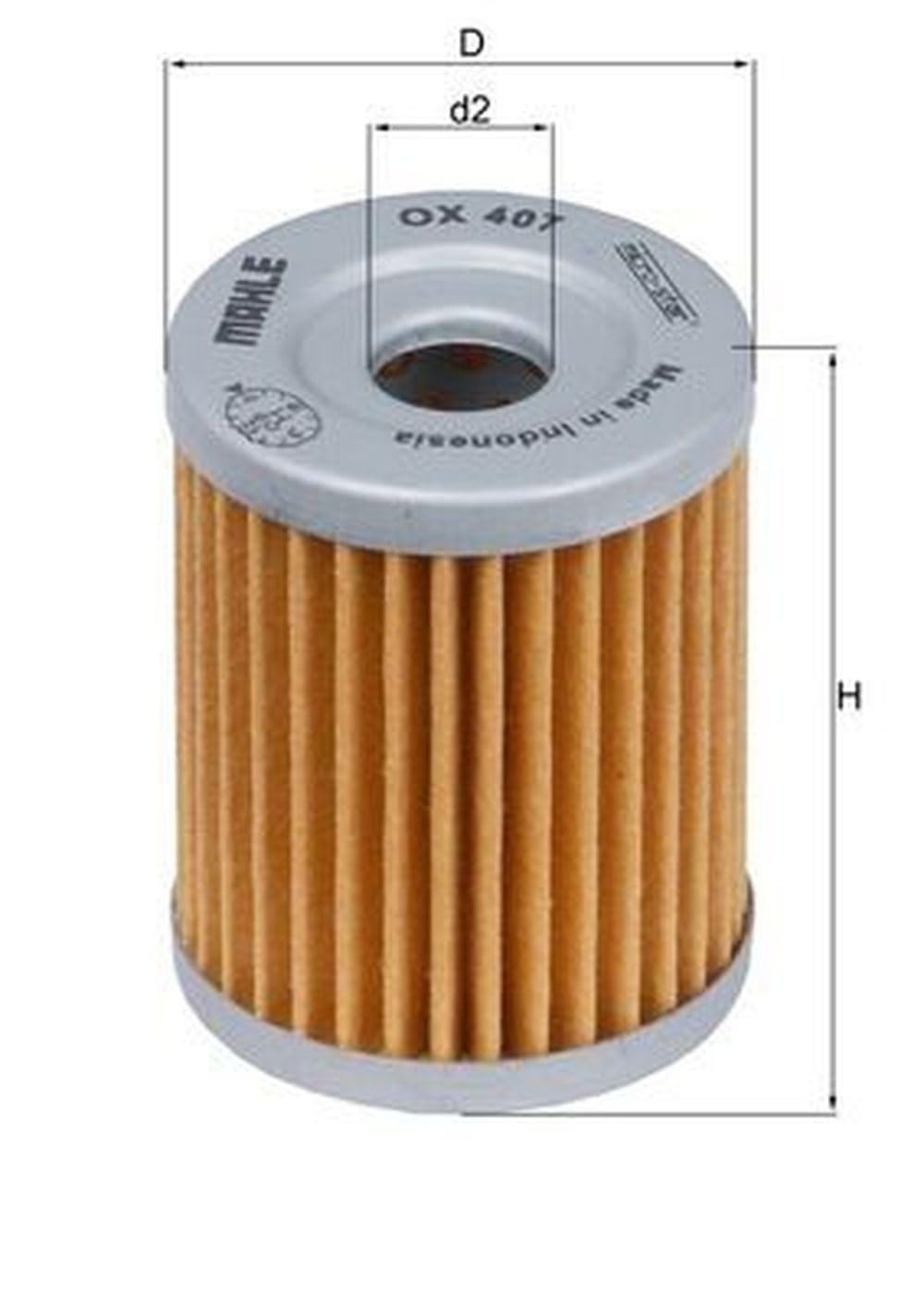 Oil Filter MAHLE Original OX407
