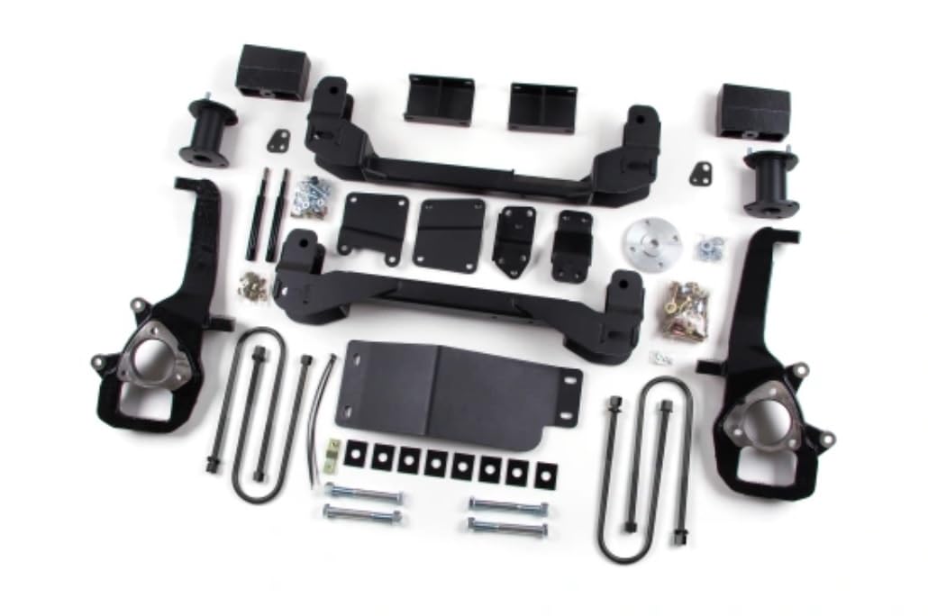 2006, 2007, 2008 Dodge Ram 1500 4WD | Zone Offroad ZOND4 | 6 inch Strut Spacer Lift Kit (Front & Rear) | No Shocks