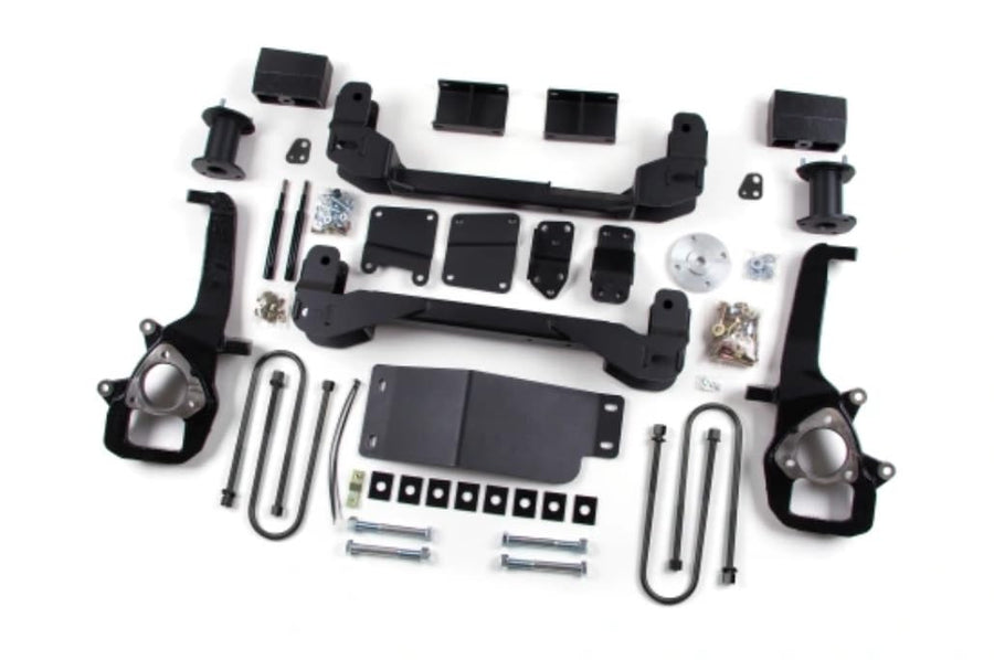 2006, 2007, 2008 Dodge Ram 1500 4WD | Zone Offroad ZOND4 | 6 inch Strut Spacer Lift Kit (Front & Rear) | No Shocks