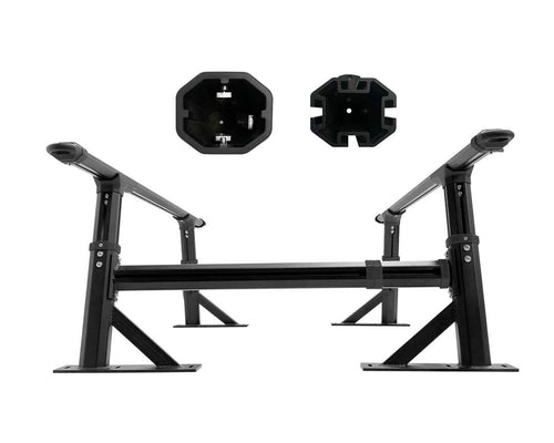 Freedom Rack Side Support Bars, Overland Vehicle Systems 22040104, Short Bed Application, 8' Beds