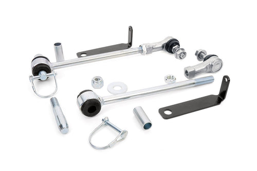 Front Sway Bar Rough Country Disconnects for 1999-2004 Jeep WJ 3-6" - 1131