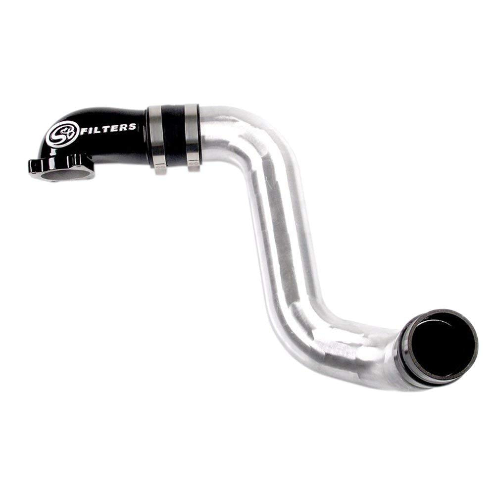 Intake Elbow S&B Filters 76-1003B With Cold Side Intercooler Piping & Boots For 2003-2004 Ford Powerstroke 6.0L