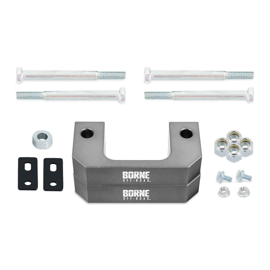 Borne Off-Road Mishimoto 2-Inch Front Leveling Kit, Compatible with Chevy Silverado & GMC Sierra 1500, 2007-2019