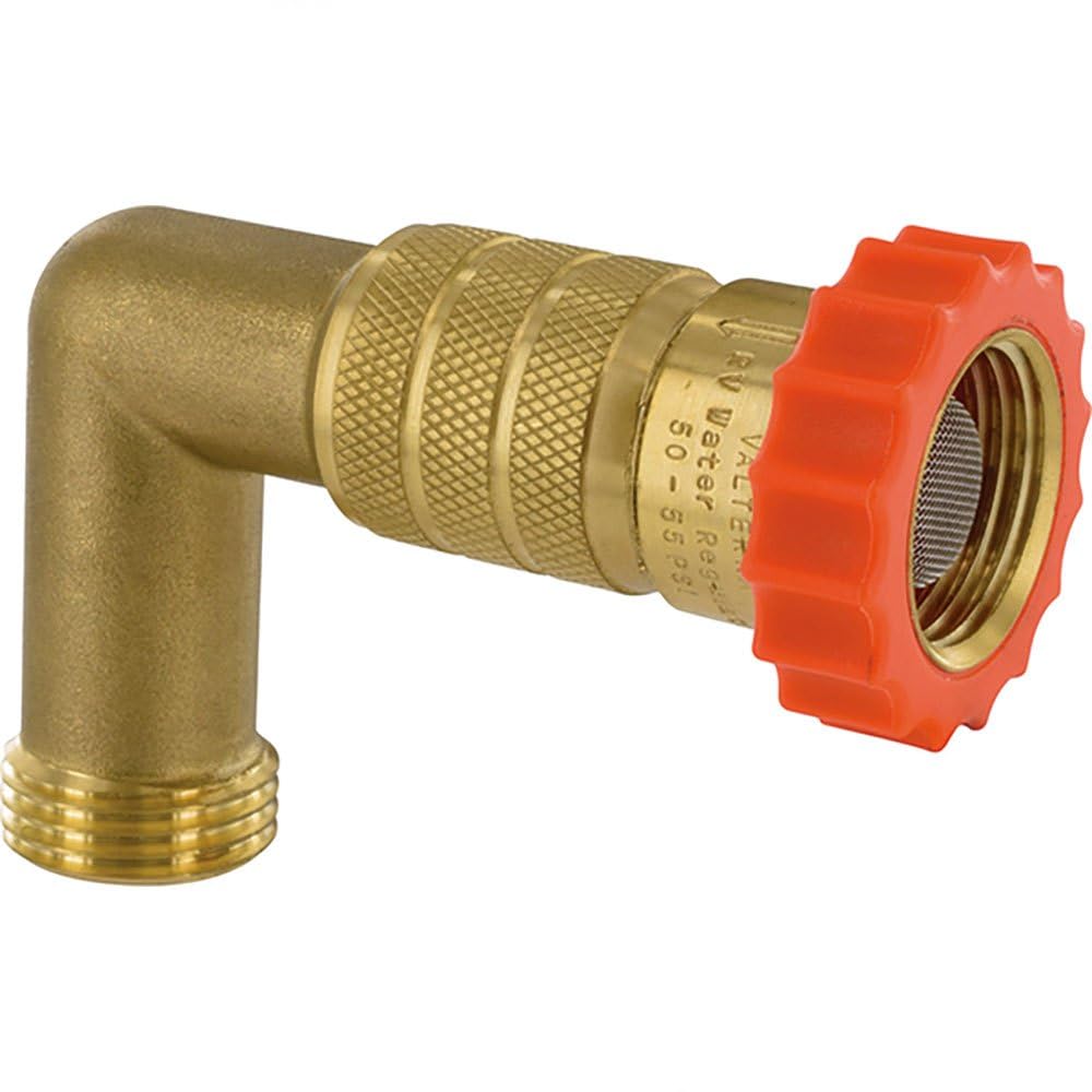 Water Regulator Valterra A01-2222VP 40-50 PSI with 90 Degree Hose Saver
