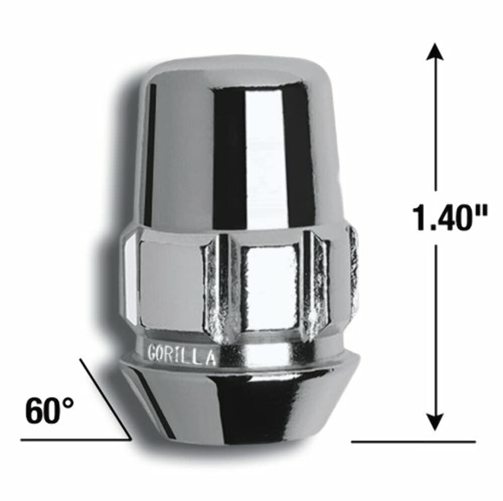 14mm x 2.00 Acorn Lug Nut,Chrome Gorilla Automotive 71601N