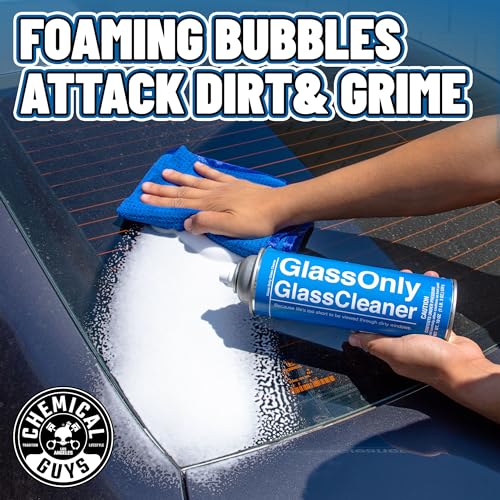 Chemical Guys Foaming Glass Cleaner CLDSPRAY100 (Works on Glass, Windows, Mirrors, Navigation Screens & More; Car, Truck, SUV and Home Use), Ammonia Free & Safe on Tinted Windows, 19 fl oz