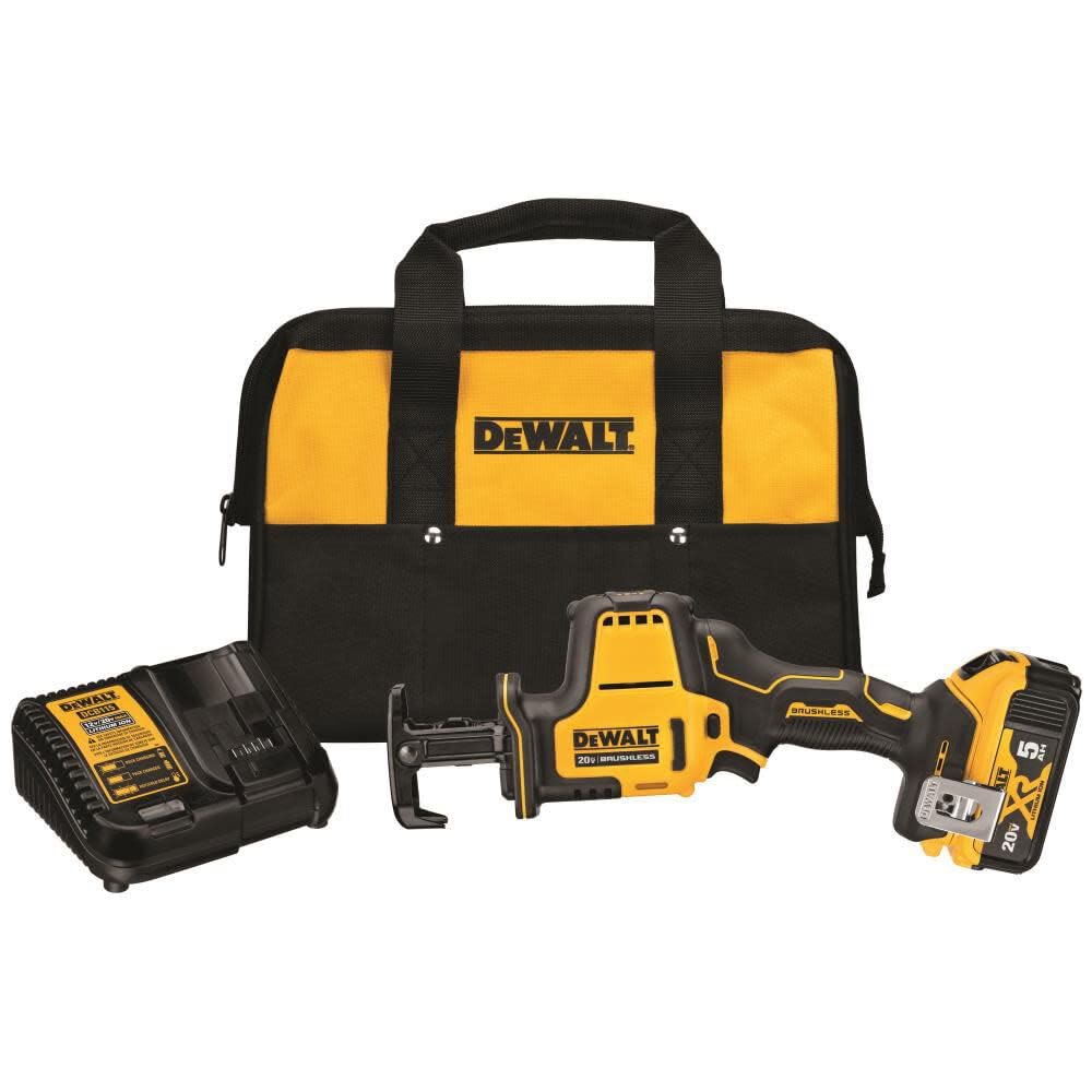 DEWALT Atomic DCS369P1 20V Max* Cordless One-Handed Reciprocating Saw Kit