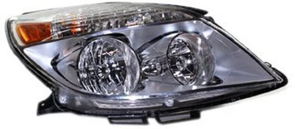 Right TYC Headlight Assembly Compatible with 2007-2007 Saturn Aura