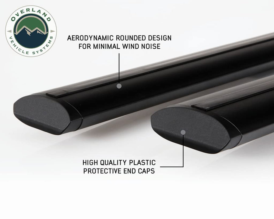 Black Overland Freedom Crossbars 55" Straight