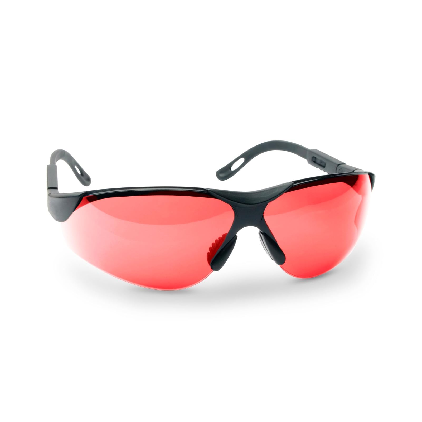Walker's Shooting Elite Sport Glasses - Impact-Resistant Anti-Fog Soft Non-Slip Ventilated Adjustable UV Protection Hunting Range Shooting Sports Glasses, Vermillion