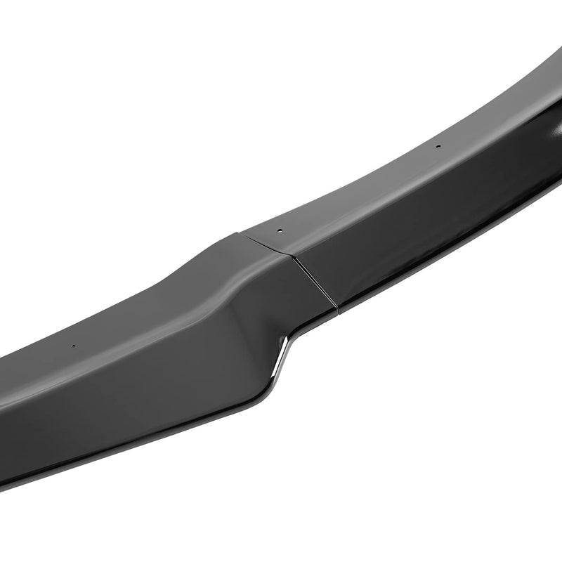 Glossy Black Spec-D Tuning Front Bumper Lip Spoiler Splitter 3PC Compatible with 2011-2014 Dodge Charger SRT8