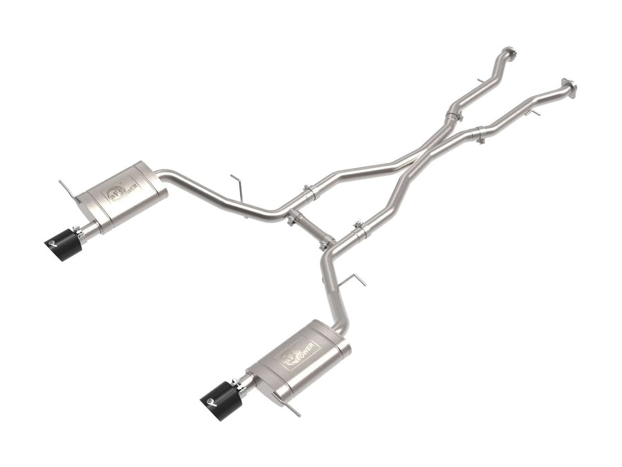 aFe Power MACH Force-Xp Cat-Back Exhaust System 304 Stainless Steel w/Black Tip Fit Dodge Durango 11-22 V6-3.6L/V8-5.7L 49-32086-B