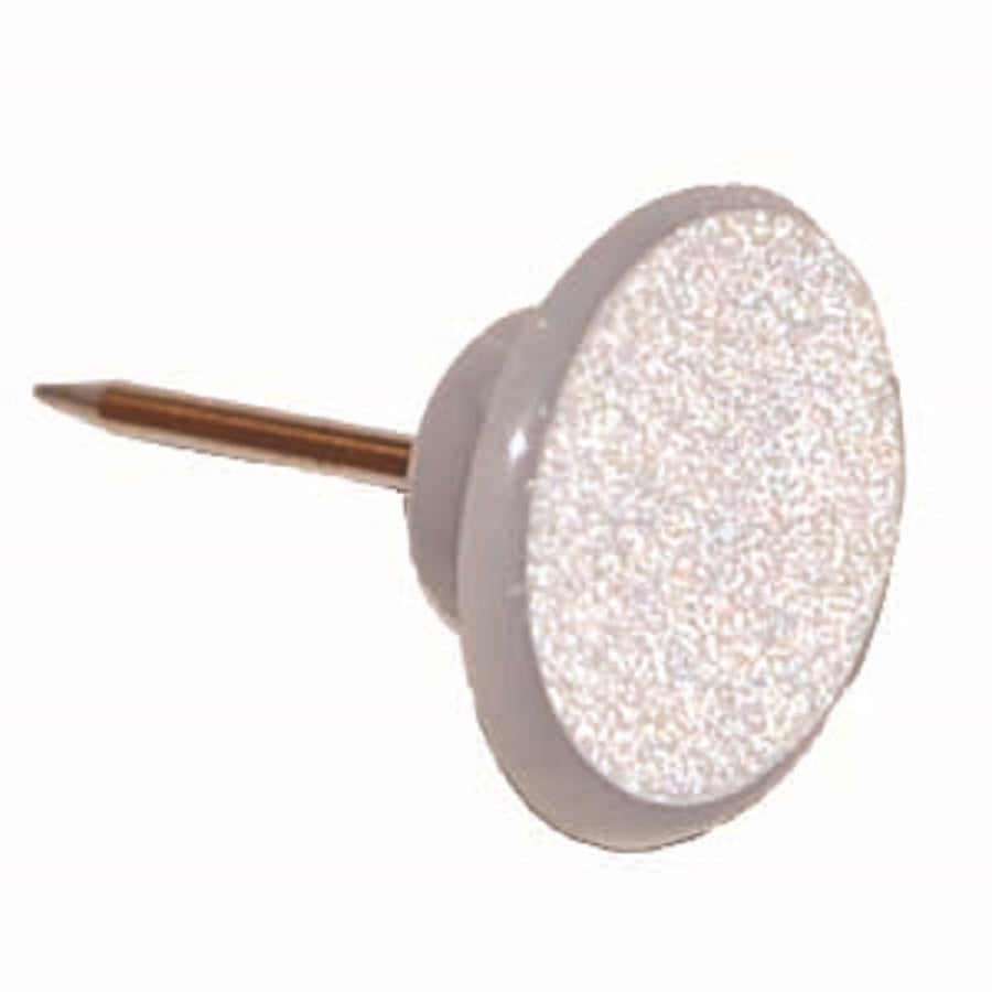 HME Products Reflective Plastic Tack (Pack of 50), White , 1.00 x 1.00 x 1.00