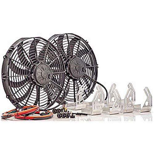 95004 Be Cool 13” Black Euro, High Torque Fan Module, 1 Pack
