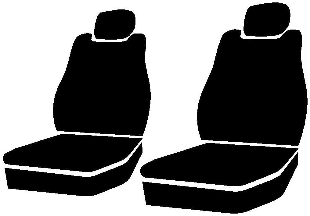 Fia Black SP89-44 Custom Fit Seat Cover, Front Bucket Seats - Polyester, (Black), 1 Pack