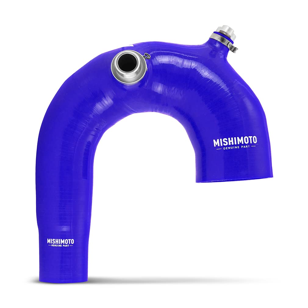 Mishimoto Intake J-Tube Silicone Compatible With Polaris RZR XP Turbo 2016+, Blue