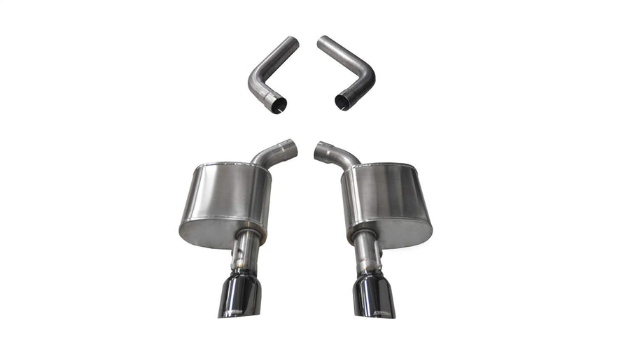 Corsa - 6.4L/17-19 Dodge Charger 5.7L Black Sport AxleBack Exhaust w/4.5in Tips (21019BLK) 15-19 Dodge Charger