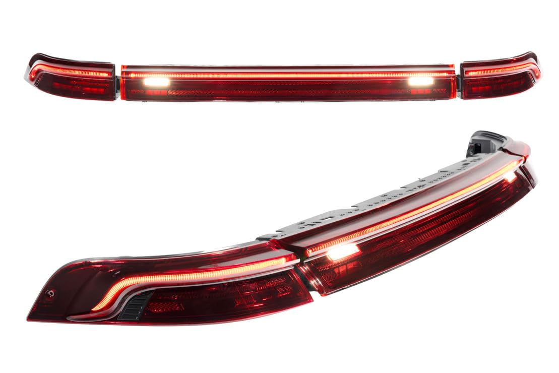 Morimoto XB LED Taillights Porsche 911 Fits 993 94-98, Plug and Play LED Taillight Assemblies (Smoked)