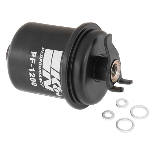 K&N High Performance Gasoline Fuel Filter: Premium Engine Protection, Compatible with 1988-2004 Honda/Acura Fuel Injected Gasoline Engines, PF-1200