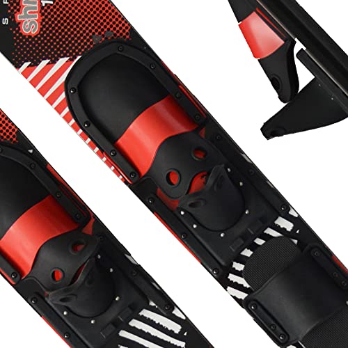 Shredder Trainer Combo Water Skis Rave Sports, Red/Black