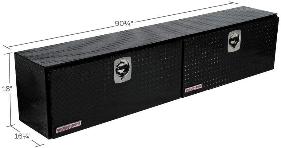 Black WEATHER GUARD Aluminum Hi Super Side Truck Box 391502