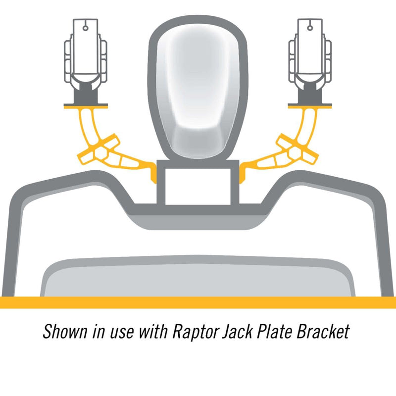 Raptor – White Minn Kota Direct Mount Angle Bracket for
