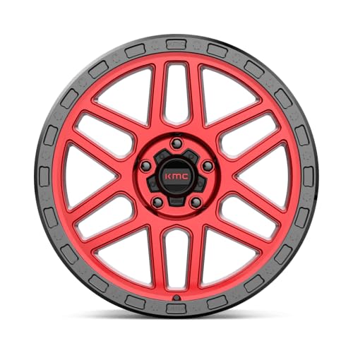 KMC Wheels 20X9 MESA 5X5.05 0mm CANDY RED WITH BLACK LIP - KM54429050900