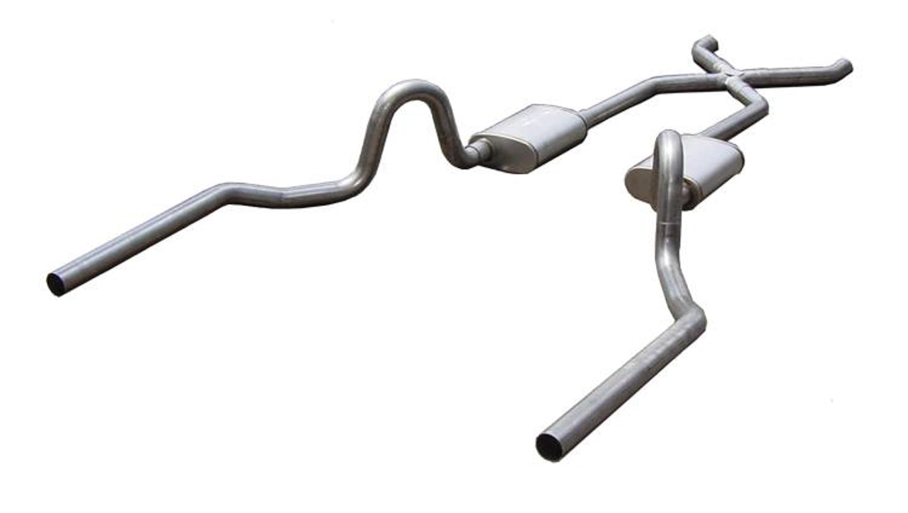 SGA10T PYPES PERFORMANCE EXHAUST - 64-72 A-Body Crossmember Back Exhaust 2.5in