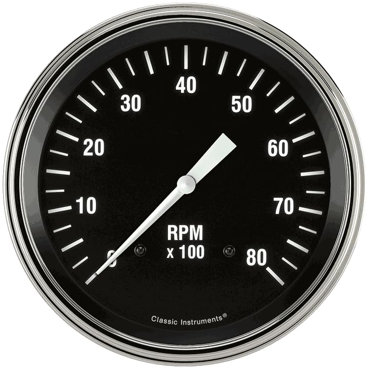 Hot Rod Classic Instruments HR71SLF 4 5/8" Tachometer
