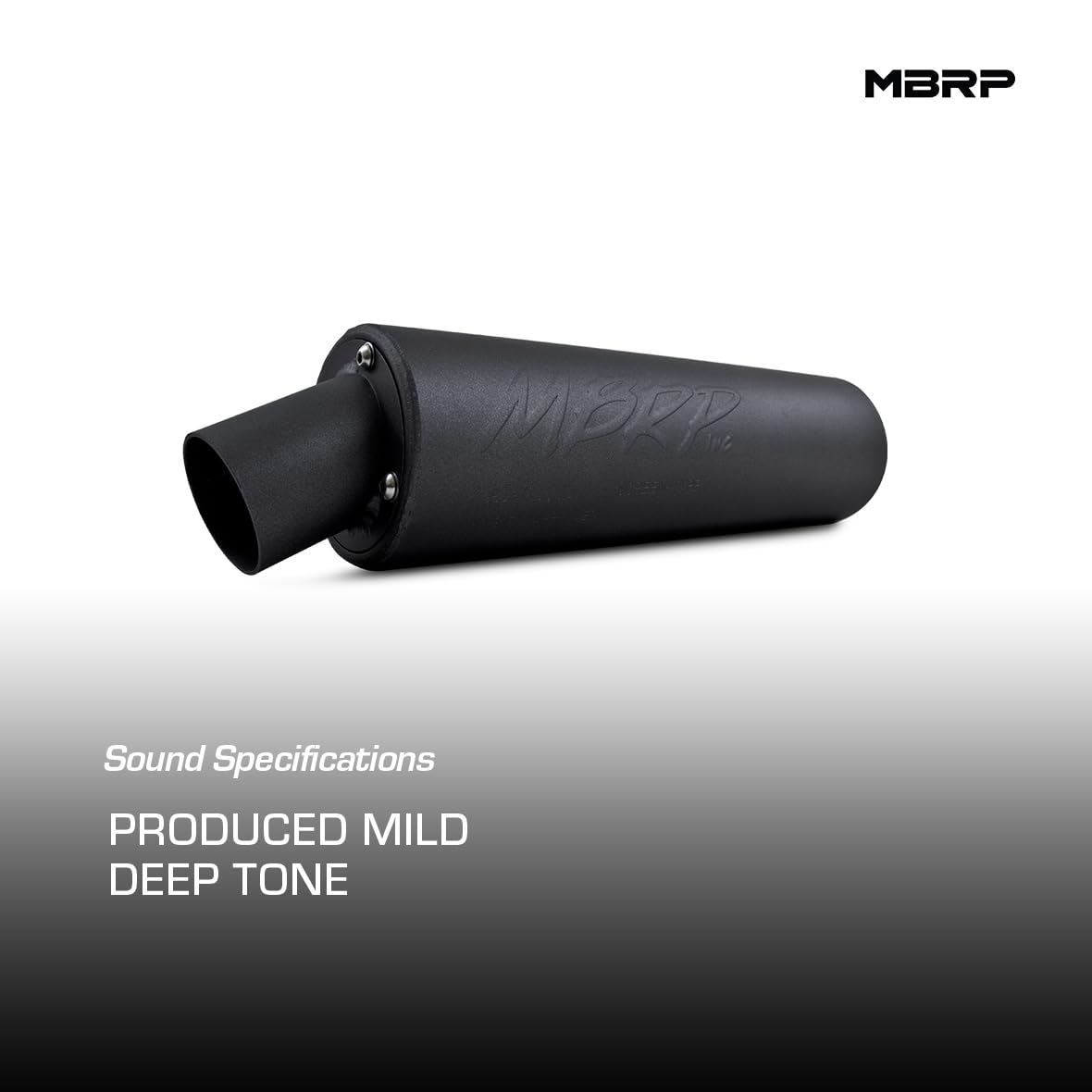 Black MBRP Universal Utility Muffler