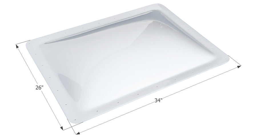 RV ICON 01859 Skylight, White