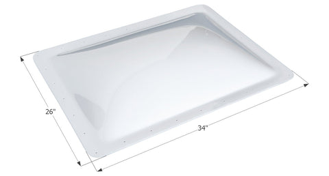 RV ICON 01859 Skylight, White