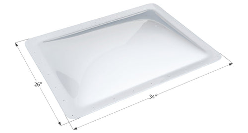 RV ICON 01859 Skylight, White