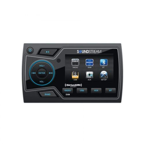 Soundstream 2" MHU-32SXM Marine Grade Digital Media Player with 32GB USB Playback/2-Zone Audio/SiriusXM Ready