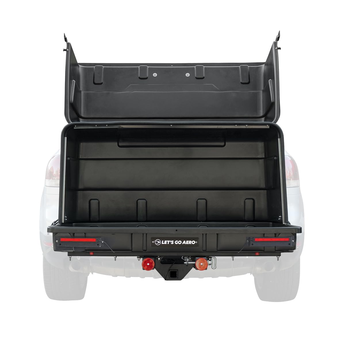 Geardeck Let's Go Aero H00604 Slide-Out Cargo Carrier with LED Tail Light Kit (17 C.F.)
