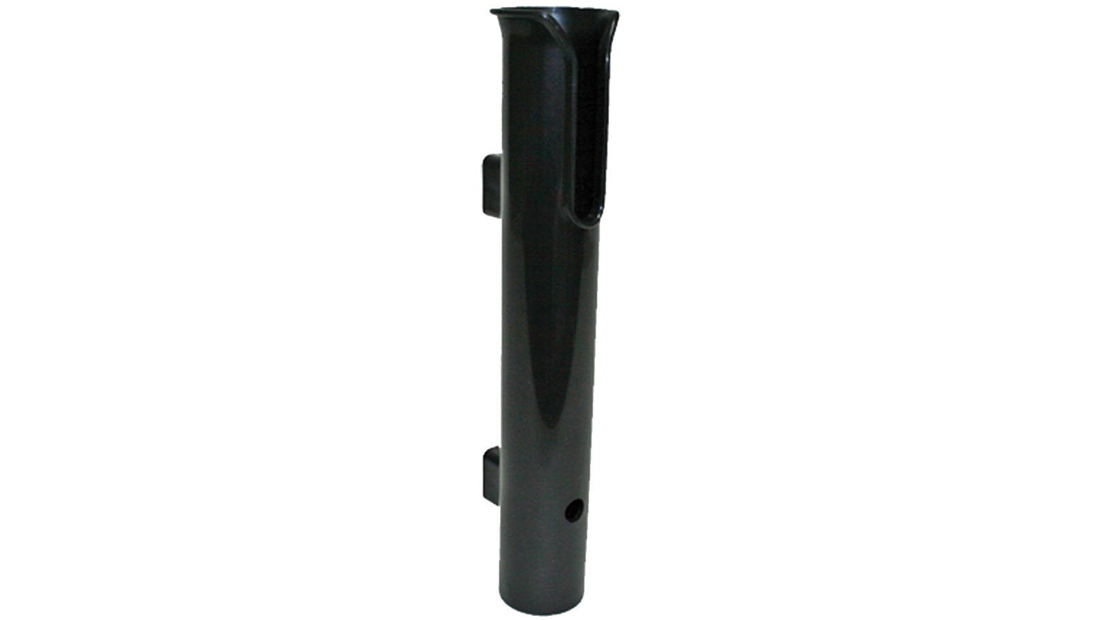 Fishing Rod Holder T-H Marine | Vertical Side Mount Rocket Launcher Style Rod Holder with Fixed Standoff - Black