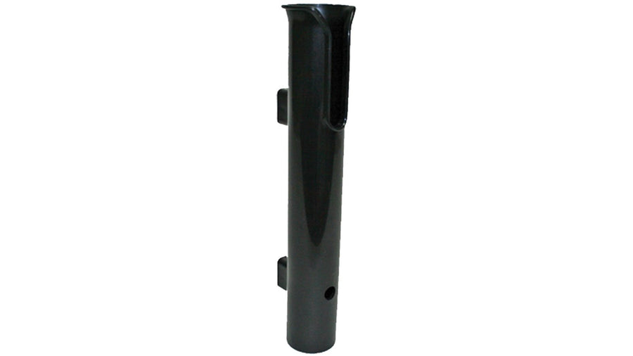 Fishing Rod Holder T-H Marine | Vertical Side Mount Rocket Launcher Style Rod Holder with Fixed Standoff - Black