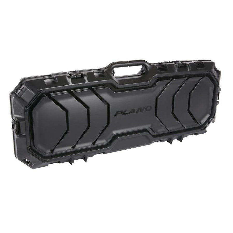 Plano Long Gun Case 42” Black, Gun and Accessory Storage with Internal Locking Protective Foam, Hard Double Gun Case