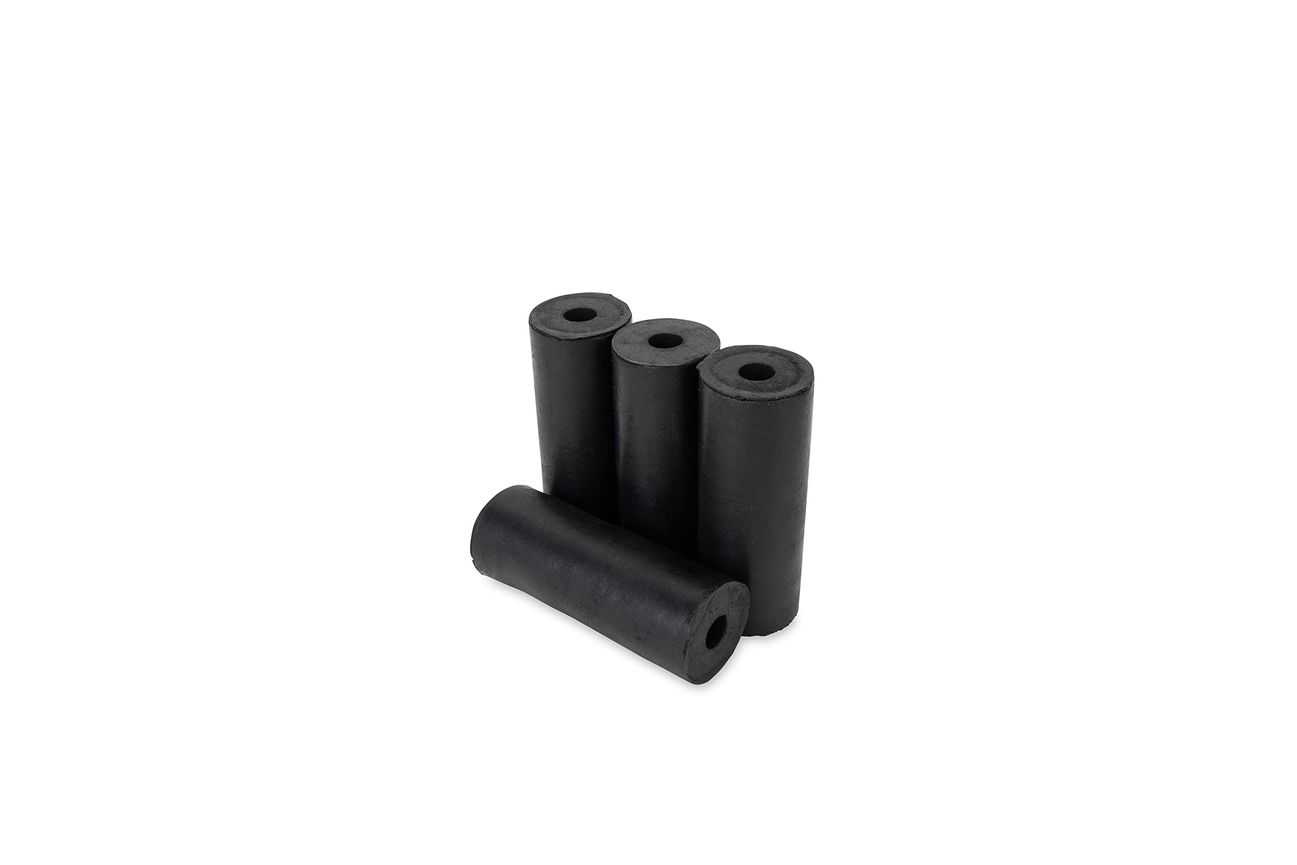 Camco RV Stabilizing Jack Base Pads Heavy-Duty - Greater Jack Stability Provides - Made of Black Powder-Coated Durable Steel - 4-Pack (57883)