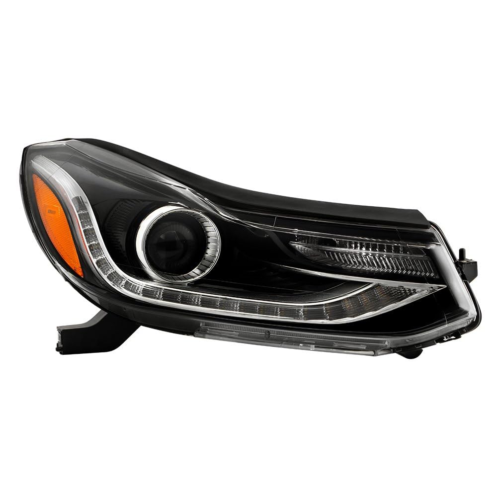 Chevy Trax 17-20 Spyder (POE) Crystal Passenger Side w/LED DRL Projector Headlight - Low Beam-HB3(Not Included) ; High Beam-HB3(Not Included) ; Signal-WY2W(Included) - OE Right