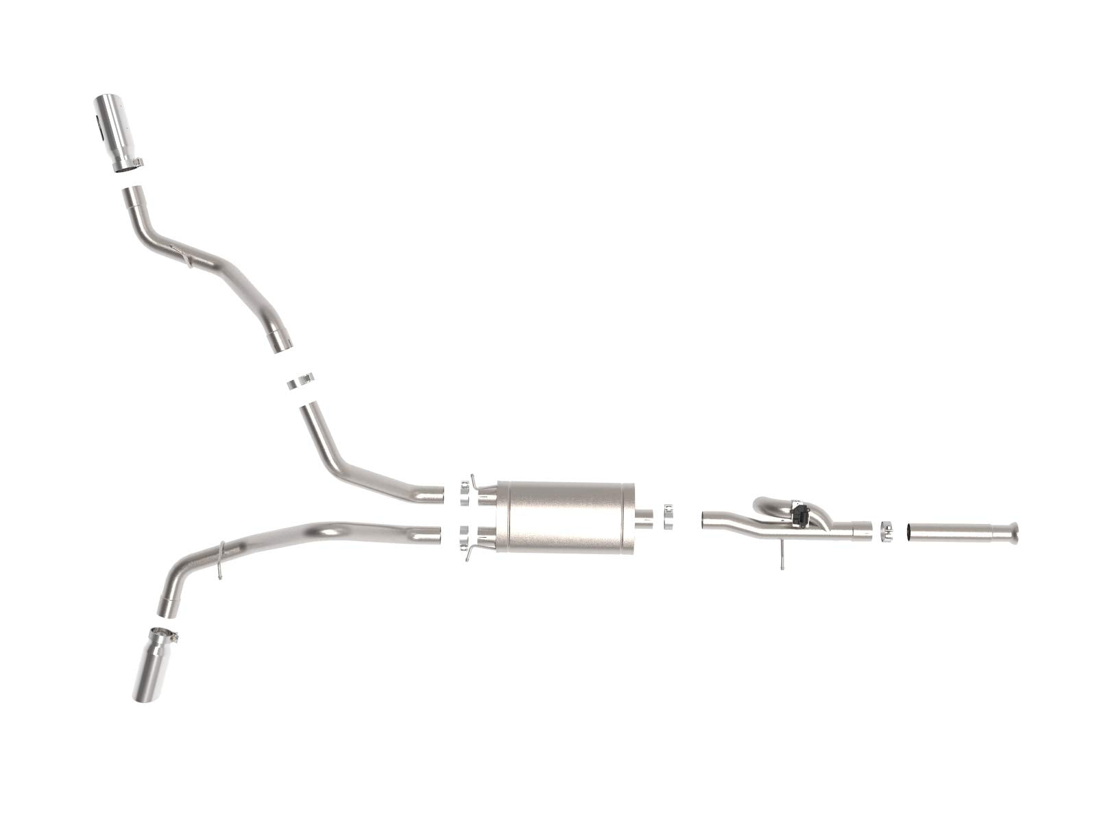 Gemini XV aFe Power 49-34131-P Cat-Back Exhaust System, 3", 304 Stainless Steel