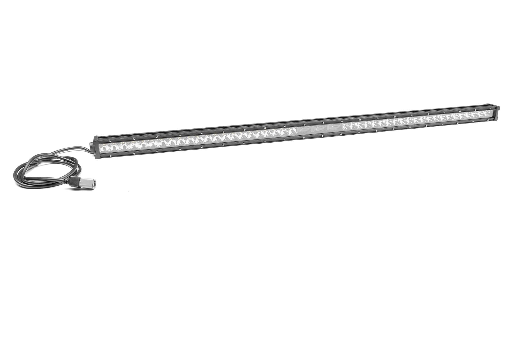 50" Rugged Ridge Light Bar, Single Row | Black | 15209.14 | Fits Universal