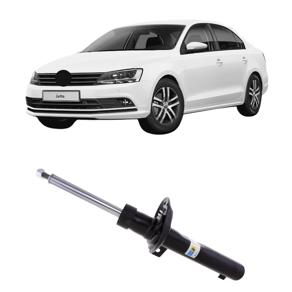 Bilstein 0E Replacement Series 22-139191 Front Strut Assembly fits 2006 2013 Quattro - OE Standards