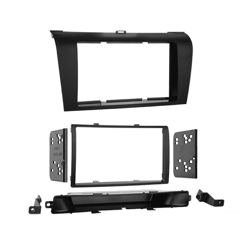 Metra 95-7504 Electronics Double Din Installation Dash Kit for 2004-2009 Mazda 3 Install Kit, Black, Apple