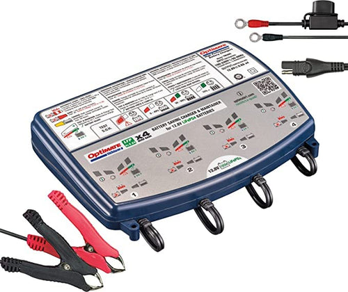 OptiMATE 4-bank Lithium x 4s 0.8A, TM-485, 4-bank x 8-step 12.8/13.2V 0.8A Battery saving charger-tester-maintainer