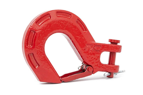 Heavy Duty Rough Country Forged Steel Clevis Hook | Red - RS129