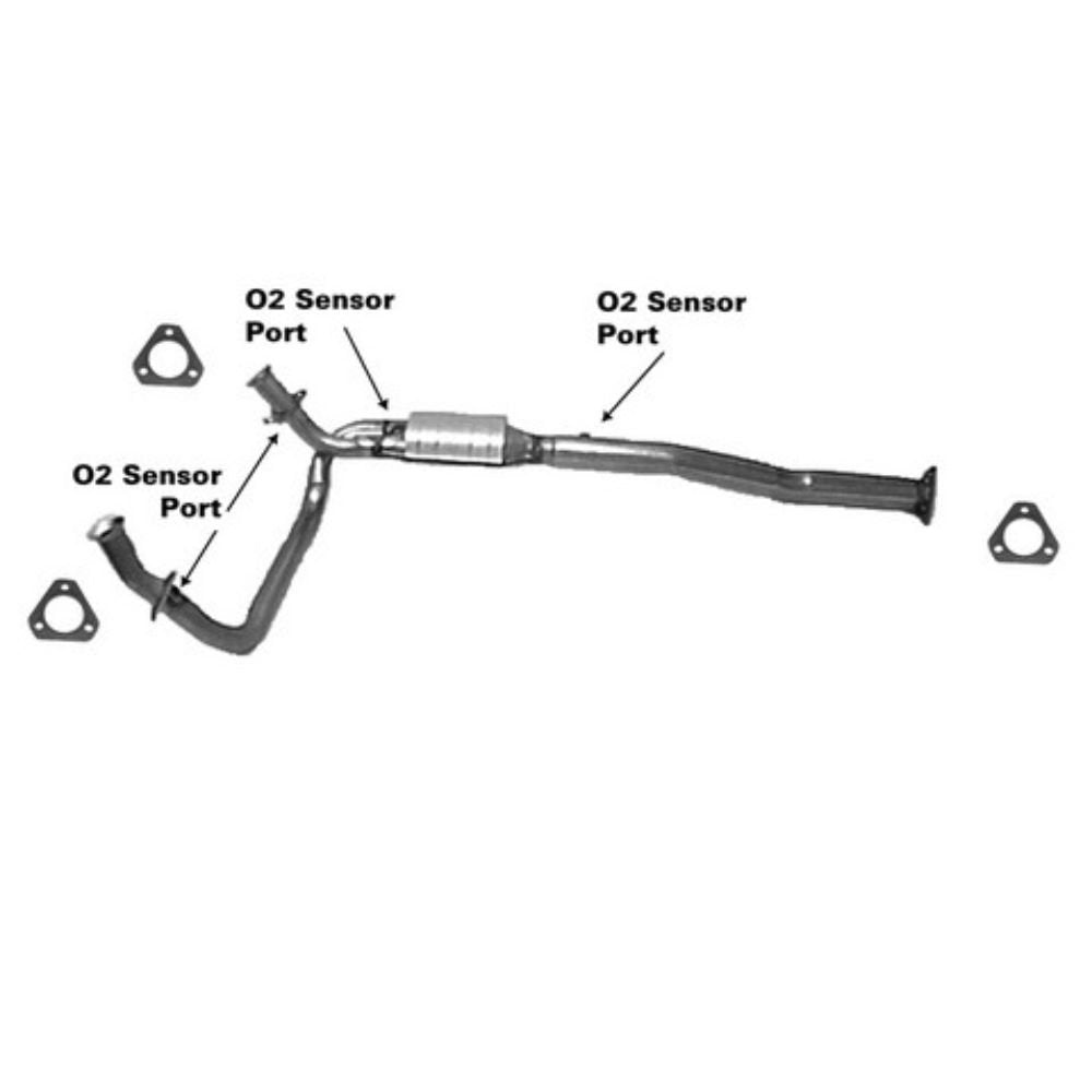 912649 AP Exhaust Direct Fit Catalytic Converter