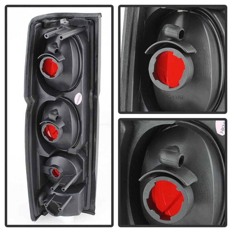 Auto Spyder 5078216 Euro Style Tail Lights Black/Smoked