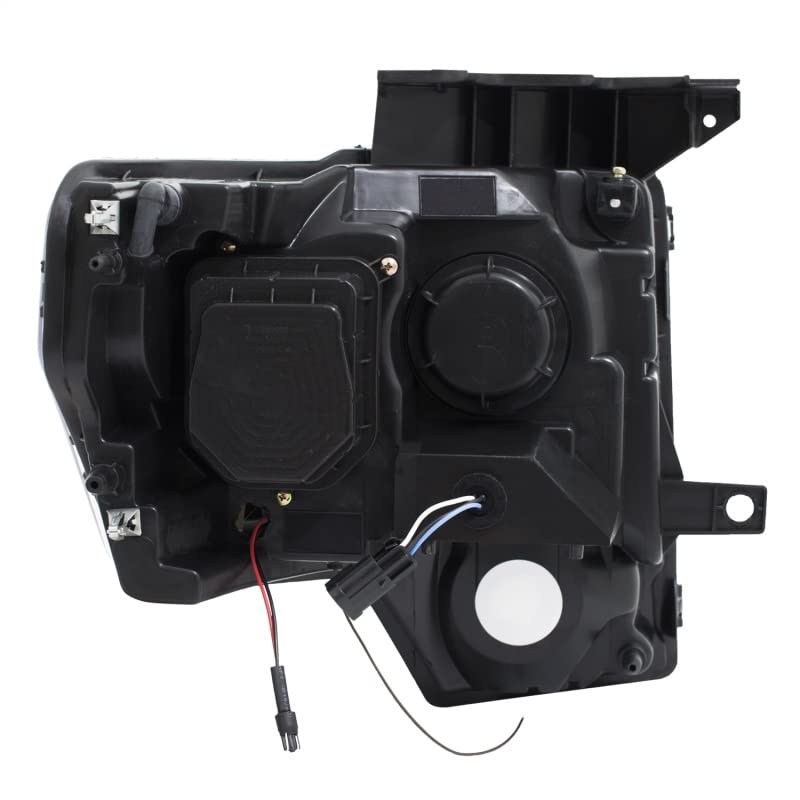 Projector Headlights ANZO USA 111383 With U-Bar Switchback, Black