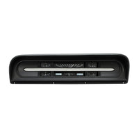 Dakota Digital VHX Analog Gauge System Compatible with 1967-72 Ford Pickup Truck VHX-67F-PU-K-W with Black Alloy Style and White Backlighting